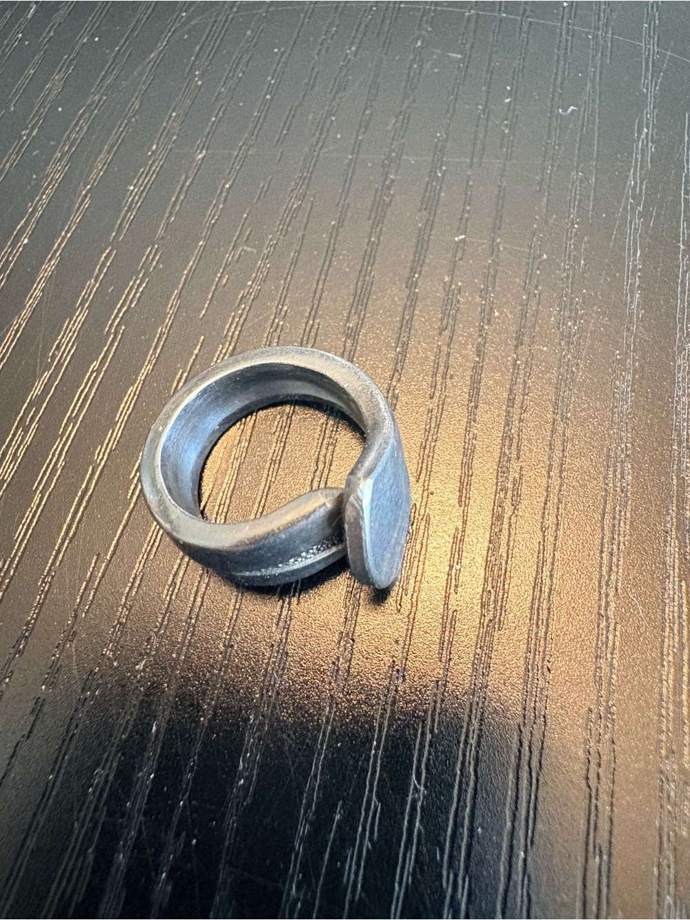 Minimalist Twisted Stainless Steel Ring - Size 2.5